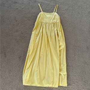 Madewell Yellow Maxi Dress